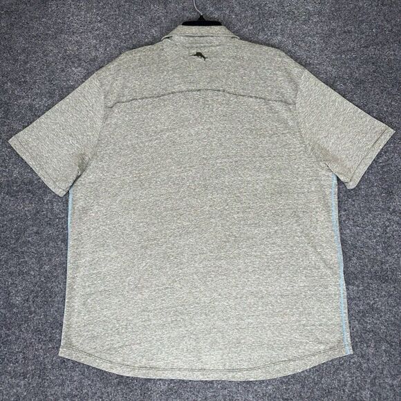 Tommy Bahama Island Zone Shirt Mens XL Green Button Up Short Sleeve Pocket Adult - Picture 5 of 7